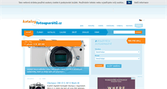 Desktop Screenshot of katalogfotoaparatu.cz